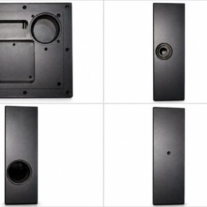 Indicator Interface Housing in Aluminium 6061-T6 with Black Anodized Finish